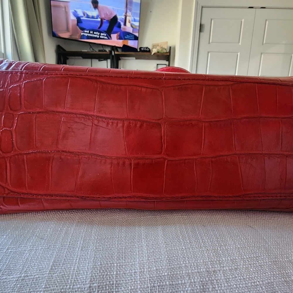 Michael Kors Croc, Shoulder, Red leather‎ bag - Picture 5 of 9